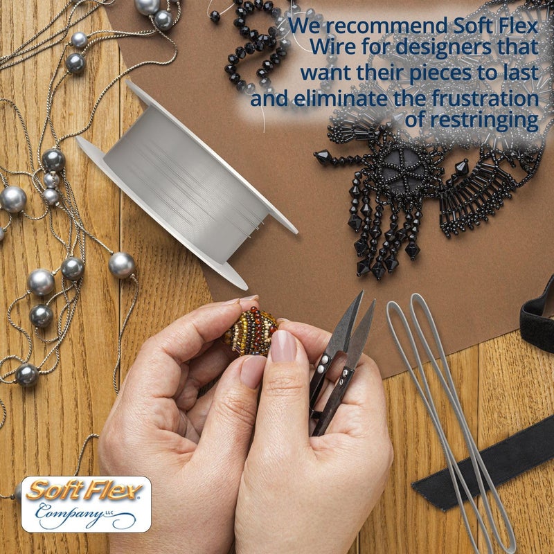 Soft Flex 49 Strand Beading Wire - Heavy 0.24 Diameter - 30 Feet Nylon Design Wire - Image 4